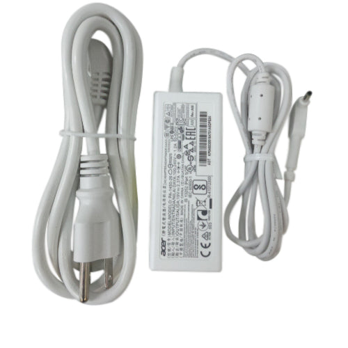 Acer PA-1450-26 Laptop White Ac Adapter Charger & Cord 45 Watt