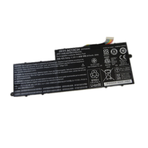 Acer Aspire E3-111 E3-112 ES1-111 V5-122 V5-132 Laptop Battery AC13C34
