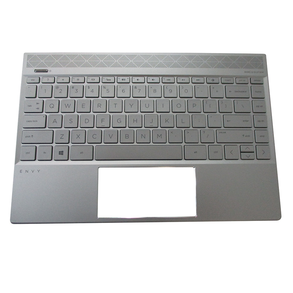 HP Envy 13-AH 13T-AH Silver Palmrest w/ Backlit Keyboard L19542-001
