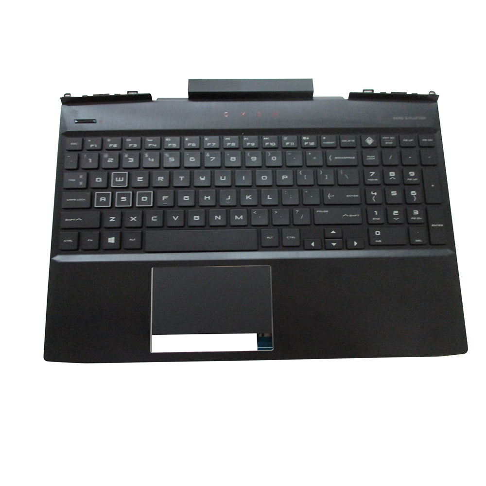 HP Omen 15-DC 15T-DC Palmrest w/ Backlit Keyboard Touchpad L30195-001