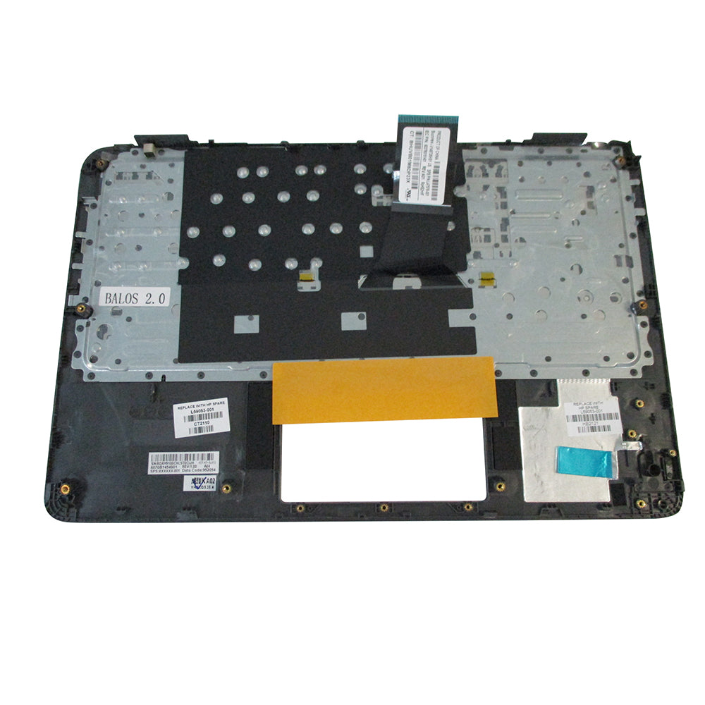 HP ProBook 11 G4 EE Palmrest w/ Keyboard L59053-001 *No Camera Version