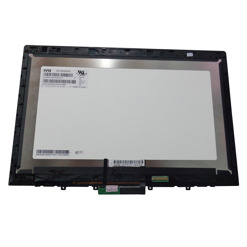 Lcd Touch Screen w/ Bezel For Lenovo ThinkPad L380 Yoga 13.3" FHD