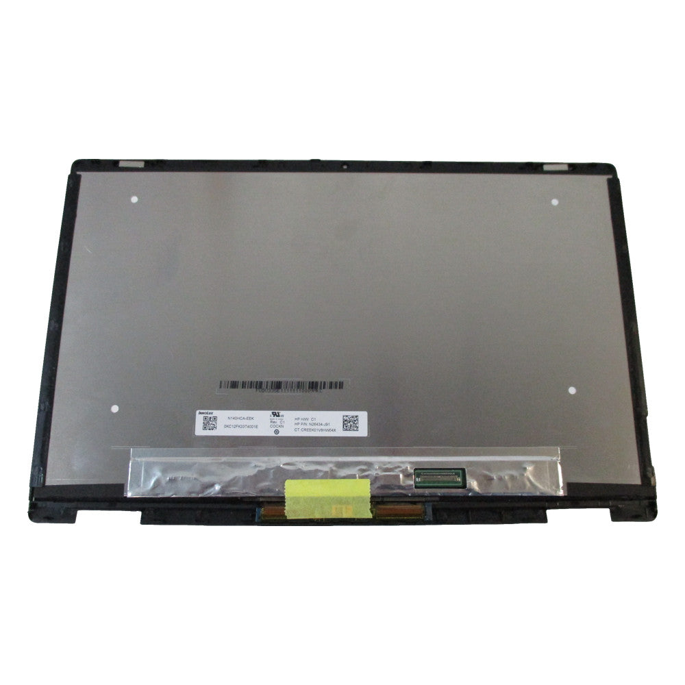Lcd Touch Screen w/ Bezel For HP Chromebook 14C-CA M00317-001 14" FHD