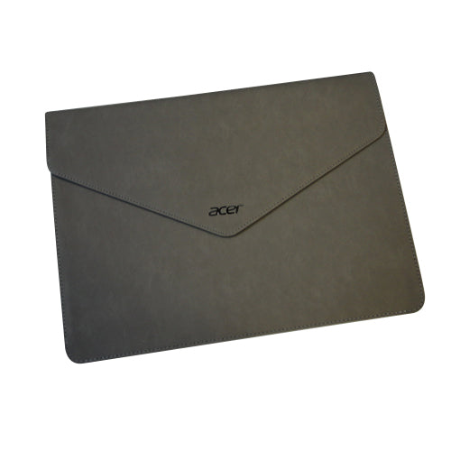 Acer Laptop Tablet Gray Leather Envelope Carrying Bag NC.23811.00E