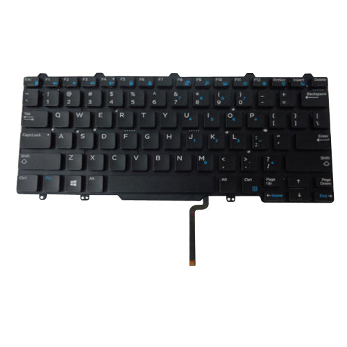Docking Station Backlit Keyboard for Dell Latitude 13 (7350) Laptops