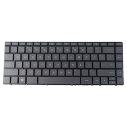Gray Backlit Keyboard for HP Spectre 13-W 13T-W Laptops