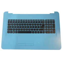 HP 17-X 17T-X 17-Y 17Z-Y Powder Blue Palmrest w/ Keyboard & Touchpad 908041-001