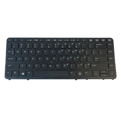 Non-Backlit Black Keyboard w/ Pointer for HP EliteBook 840 G1 850 G1 Laptops