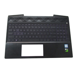 HP Pavilion 15-CX 15T-CX Palmrest w/ Violet Backlit Keyboard L20672-001