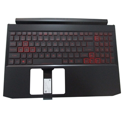 Acer Nitro AN515-44 AN515-55 Palmrest w/ Backlit Keyboard 6B.Q7KN2.033 Red Keys