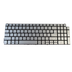 Dell Inspiron 5501 5502 5508 5509 5584 5590 5591 Silver Non-Backlit Keyboard