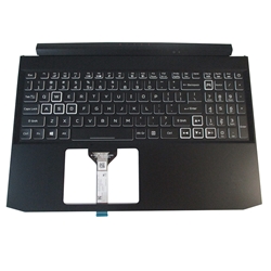 Acer Nitro AN515-45 AN515-57 Palmrest w/ Backlit Keyboard 6B.QBCN2.001 White Key