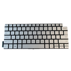 Dell Inspiron 5390 5490 Silver Backlit Keyboard