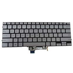 Silver Backlit Keyboard for Asus VivoBook S14 S431 Laptops