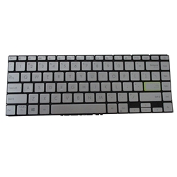 Silver Replacement Backlit Keyboard For Asus VivoBook S14 S433 Laptops