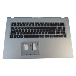 Acer Aspire A517-52 Silver Palmrest w/ Non-Backlit Keyboard 6B.A5FN2.001