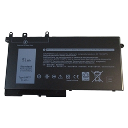 Battery for Dell Latitude 5280 5290 5480 5490 5491 5495 5580 11.4V 51Wh 93FTF