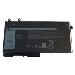 Battery for Dell Latitude 5400 5401 5410 5411 5500 5501 5510 11.4V 51Wh R8D7N