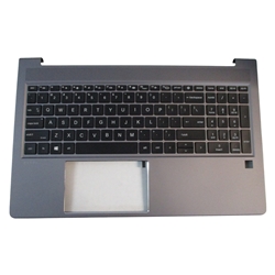 HP ZBook Power G7 Gray Palmrest w/ Backlit Keyboard