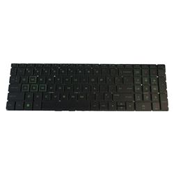 Green Backlit Keyboard for HP Pavilion 15-DK 15T-DK Laptops