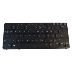 Non-Backlit Keyboard w/ Pointer for HP EliteBook 720 G1 720 G2 725 G2 820 G1