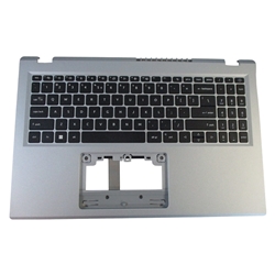 Acer Aspire A315-510P Silver Upper Case Palmrest w/ Keyboard 6B.KDHN8.065