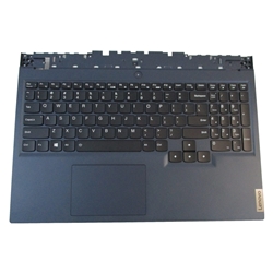 Lenovo Legion 5-15ACH6 Palmrest w/ White Backlit Keyboard & Touchpad 5CB1C93064