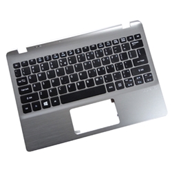 New Acer Aspire V5-122 V5-122P Silver Upper Case Palmrest & Keyboard