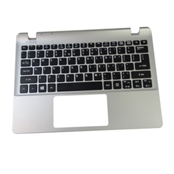 Acer Aspire E3-111 V3-111 Silver Upper Case Palmrest & Keyboard