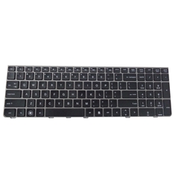 Keyboard w/ Gray Frame for HP Probook 4530S 4535S 4730S Laptops