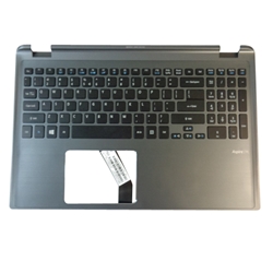 New Acer Aspire M5-582PT Laptop Grey Upper Case Palmrest & Keyboard