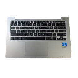 New Asus X201E Laptop Silver Palmrest Keyboard & Touchpad