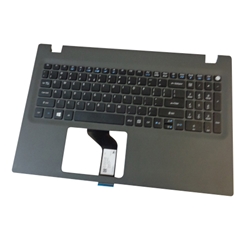 Acer Aspire E5-522 E5-573 Gray Upper Case Palmrest & US Keyboard