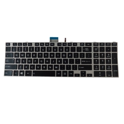 Toshiba Satellite E55-A E55T-A Laptop Silver Backlit Keyboard