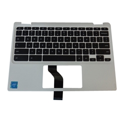 Acer Chromebook CB3-131 White Upper Case Palmrest & Keyboard