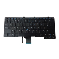 Dell Latitude E7440 Laptop Keyboard w/ Pointer 4G6VR - Non-Backlit