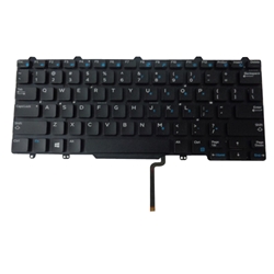 Dell Latitude 13 (7350) Backlit Docking Station Keyboard PXWGK