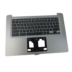 Acer Chromebook CB3-431 Laptop Silver Upper Case Palmrest & Keyboard