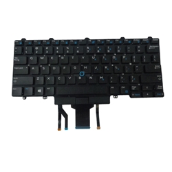 Dell Latitude E5450 E5470 E7450 Backlit Keyboard w/ Pointer & Buttons D19TR