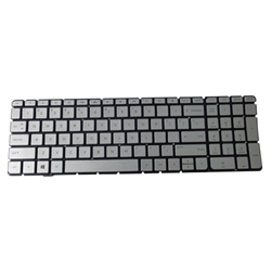 Silver Backlit Keyboard for HP ENVY M7-N Laptops