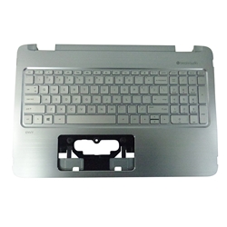 Genuine HP ENVY 15-U 15T-U Silver Palmrest w/ Backlit Keyboard 774608-001