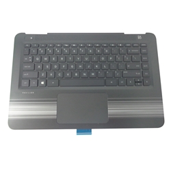 Genuine HP Pavilion 14-AL Palmrest w/ Backlit Keyboard & Touchpad 856189-001