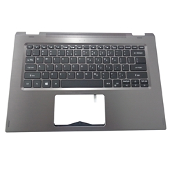 Acer Spin 3 SP314-51 Steel Gray Palmrest & Keyboard 6B.GUWN1.009