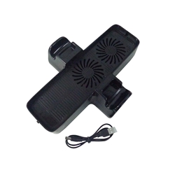 USB Powered Dual Cooling Fan Base Stand for Microsoft XBOX 360 Slim Consoles