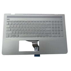 Genuine HP Pavilion 15-CC 15-CD Palmrest w/ Backlit Keyboard 928440-001