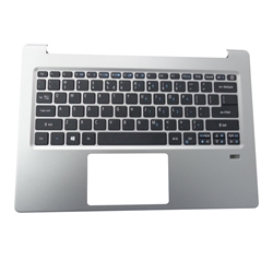 Acer Swift 1 SF113-31 Silver Upper Case Palmrest & Keyboard 6B.GNKN5.001