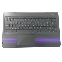 HP Pavilion X360 15-BK 15T-BK Palmrest w/ Backlit Keyboard & Touchpad 862651-001