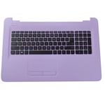 HP 17-X 17-Y Soft Lilac Palmrest Keyboard & Touchpad 908045-001