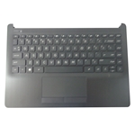 HP 14-CF 14-DF 14-DK Palmrest w/ Keyboard & Touchpad L24818-001