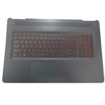 Genuine HP Omen 17-W Palmrest Backlit Keyboard & Touchpad 862973-001
